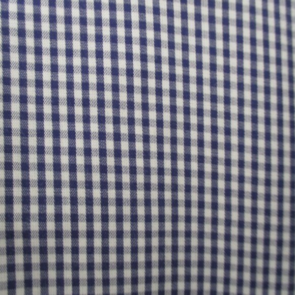 Faconnable Mens S/S Navy Cotton Button Down Dress Shirt - XXL Tall w/18" Collar - Picture 2 of 3